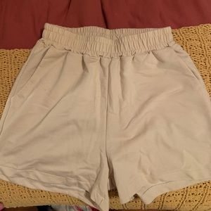 Tan comfy shorts